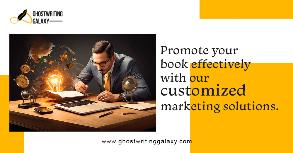 Promote your book effectively with our customized marketing solutions.